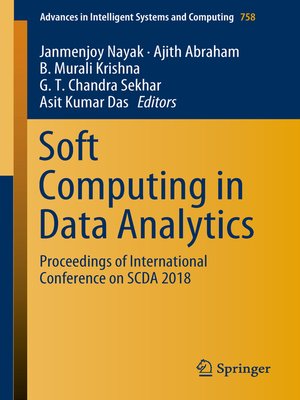 cover image of Soft Computing in Data Analytics